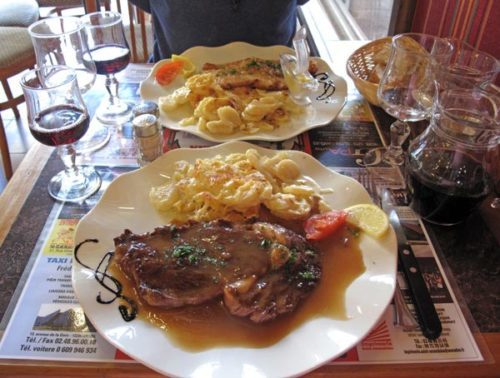 Walking in France: And our main courses