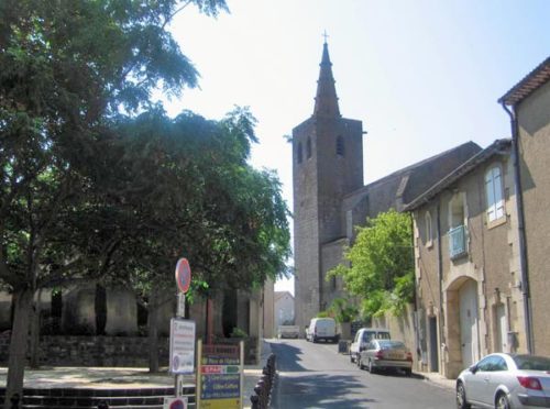 Walking in France: Church in Portiragnes