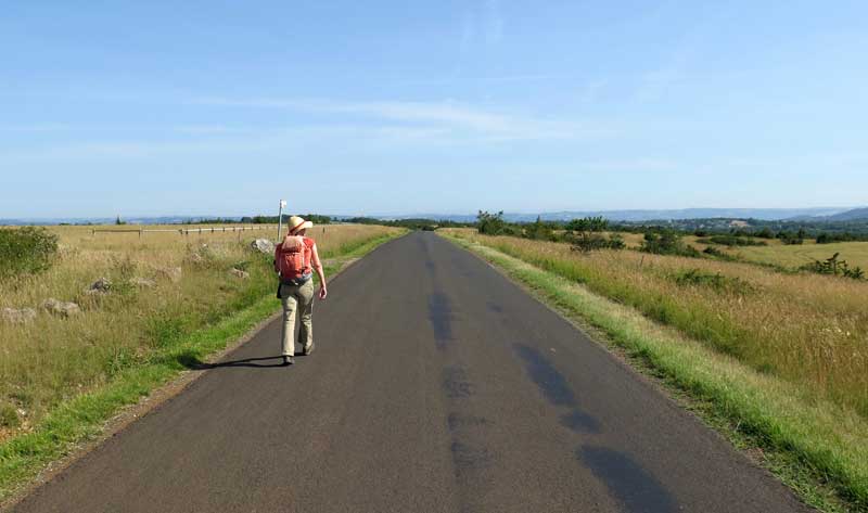 Walking in France: The road to Concourès