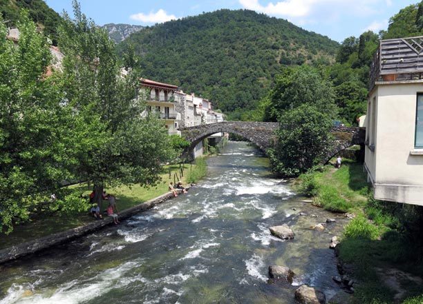 Walking in France: Aude river, Axat