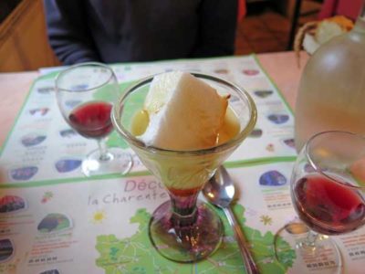 Walking in France: Keith's "tall glass of something frothy"
