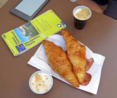 Walking in France: A much appreciated second breakfast