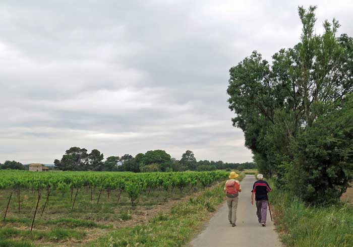 Walking in France: Chatting with the landowner