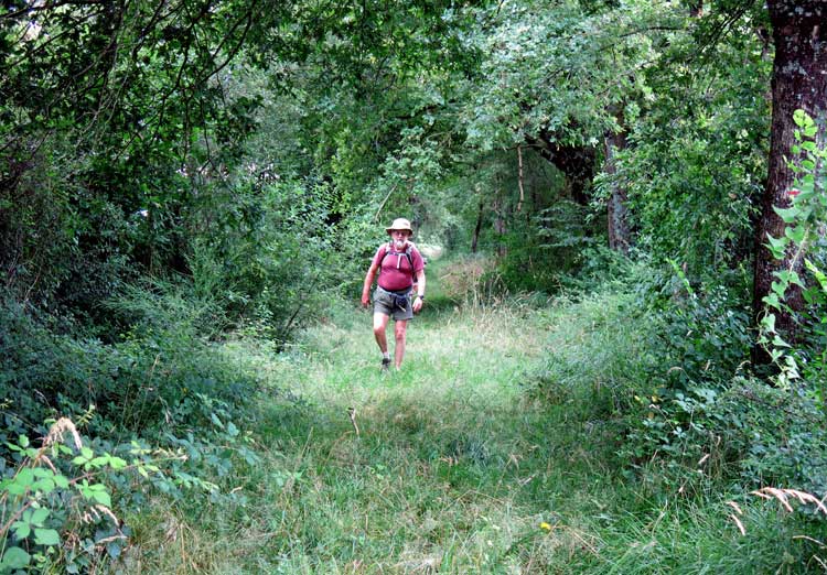 Walking in France: Descending to the Vienne river and L'Isle-Jourdain
