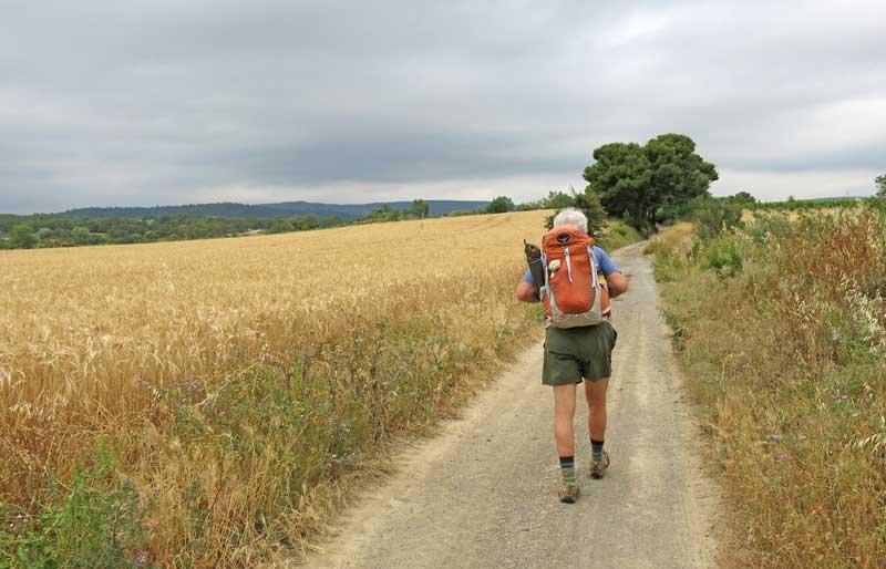 Walking in France: Leaving Peyriac-de-Mer