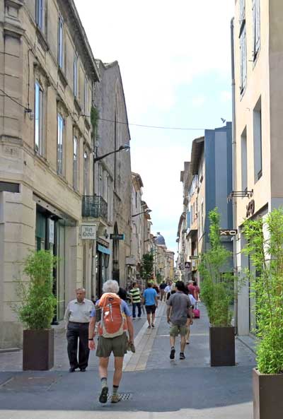 Walking in France: Heading for Place Carnot
