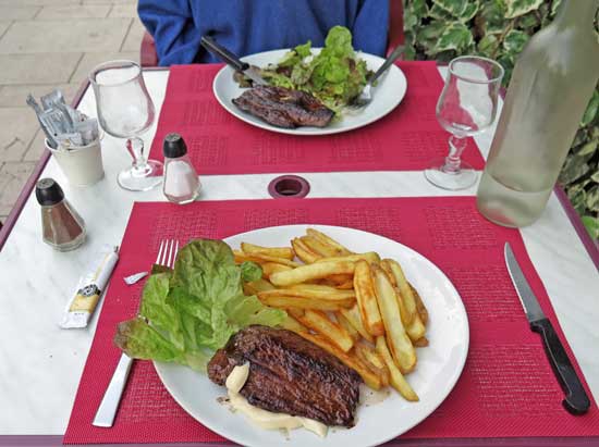 Walking in France: Steaks to finish