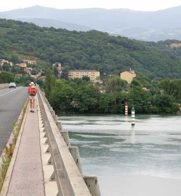 Walking in France: Crossing the Rhône