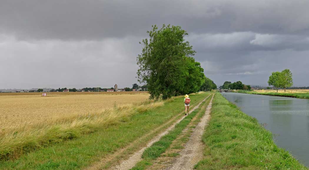 Walking in France: Some nasty looking weather ahead