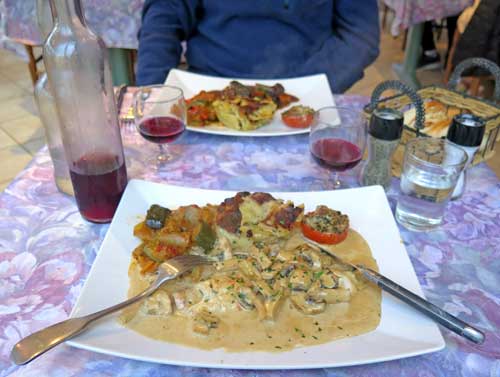 Walking in France: And chicken in cream