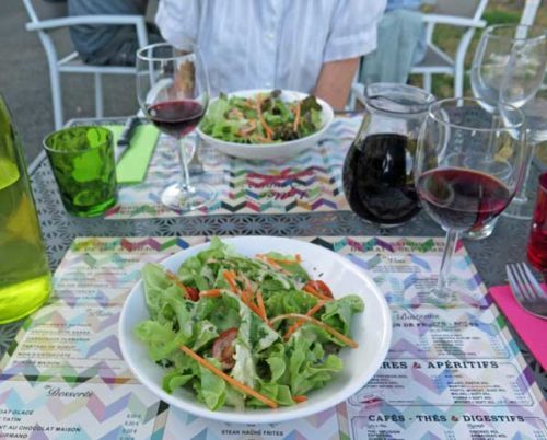 Walking in France: Salads to to start