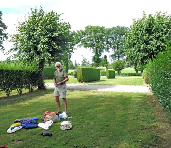 Walking in France: And  goodbye to the Tronget camping ground