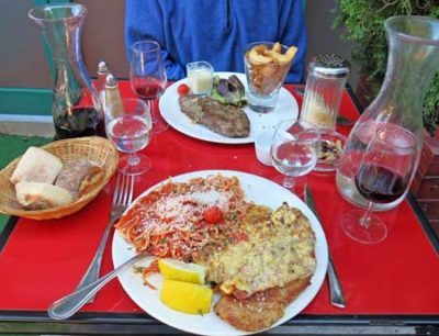Walking in France: Our substantial main courses