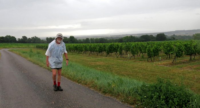 Walking in France: The rain is getting heavier