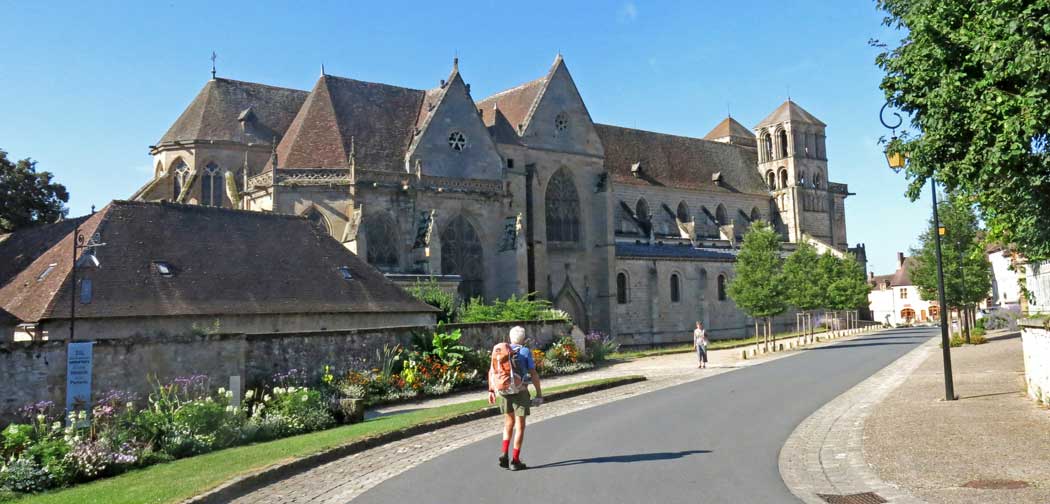 Walking in France: The massive priory church of Souvigny