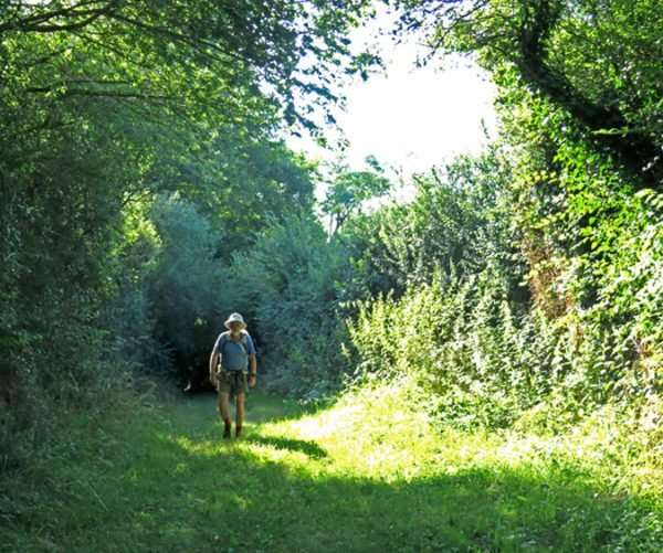 Walking in France: Leaving Château-sur-Allier on the GR300 (again)