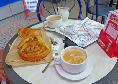 Walking in France: Breakfast
