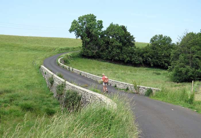 Walking in France: Fertile farmland in the Xaintrie