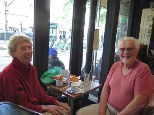 Walking in France: Coffee and croissants on the Boulevard Magenta